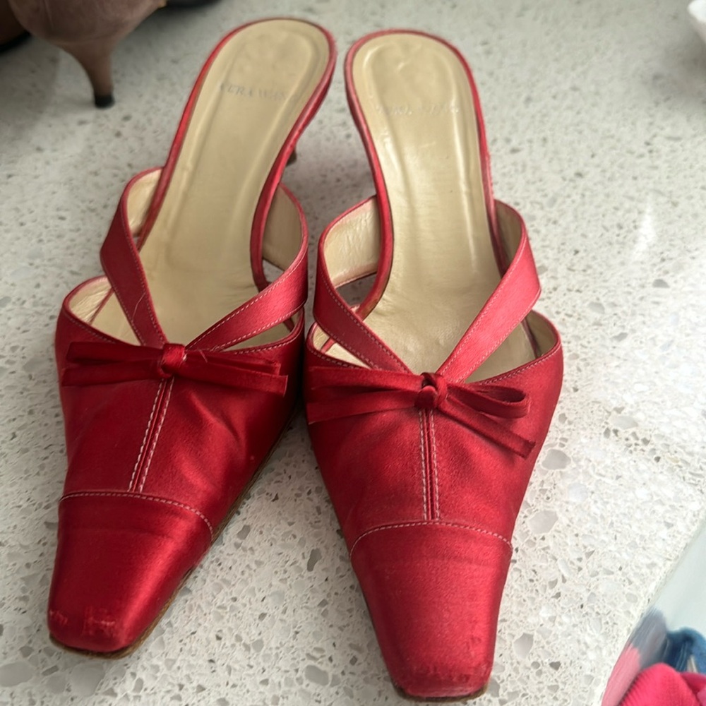 Red Vera wang shoes